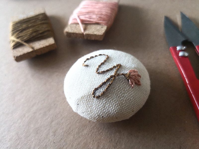 Step 8 - Hand Embroidered Fridge Magnets