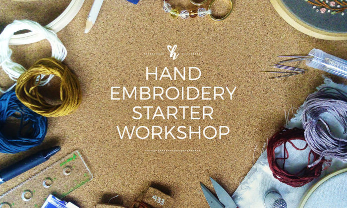 Heartily Handcrafted - Hand Embroidery Starter Workshop
