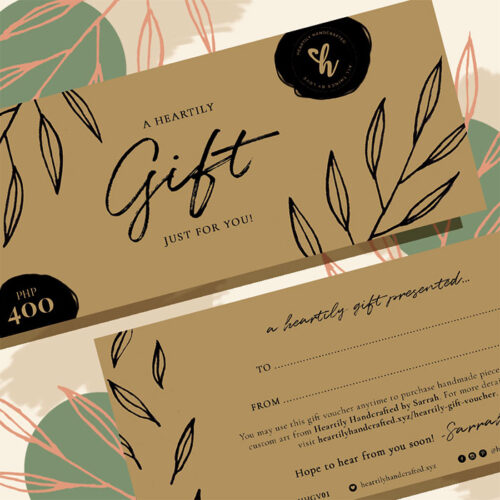 Gift Voucher - Heartily Handcrafted