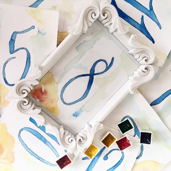Heartily Handcrafted Spotted: Ever After Art by Odessa - Watercolor Labels